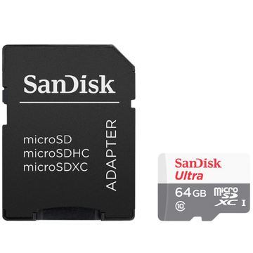 SanDisk 64GB Ultra microSDXC UHS-I CARD